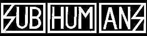 SUBHUMANS LOGO sticker – pnv distribution